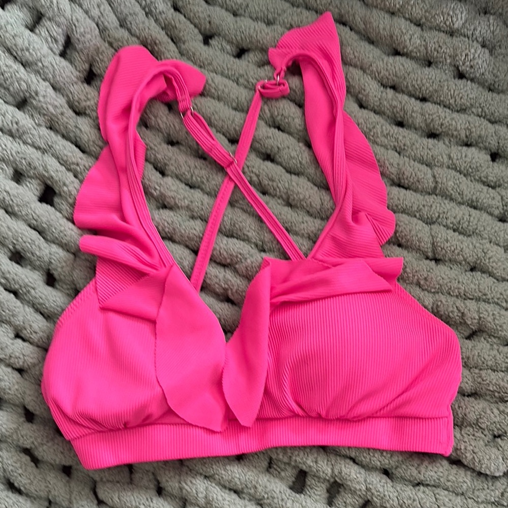 Pink Ruffled Bikini